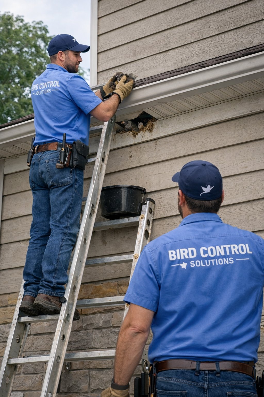 bird in soffit removal new orleans